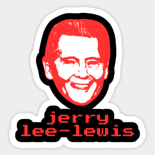 Jerry lee lewis ||| 60s retro Sticker